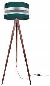 Podlahová lampa INTENSE CHROME, 1x textilné tienidlo (výber zo 6 farieb), (výber z 5 farieb konštrukcie), (fi 35cm)