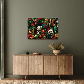 Sklenený obraz - Mexický koncept (70x50 cm)