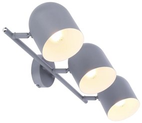 Svetlomodré stropné svietidlo s kovovým tienidlom 55x10 cm Azuro – Candellux Lighting