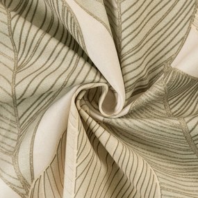 Biante Zamatový štvorcový obrus Tamara TMR-046 Prírodné popínavé listy na krémovom 60x60 cm