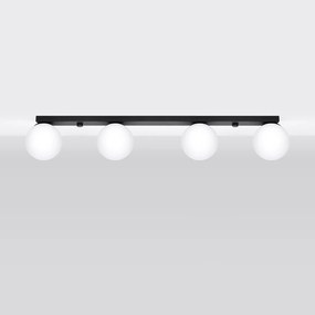 Stropné svietidlo Yoli, 4x biele sklenené tienidlo, b