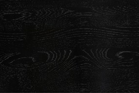 Čierna stolička z dubového dreva Vander – White Label