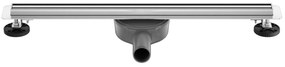 CERANO Cerano, Lineárny odtokový žľab Slim 100 cm s otočným sifónom o 360°, chrómová, CER-CER-414860
