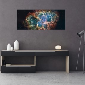 Obraz - Krabie hmlovina (120x50 cm)