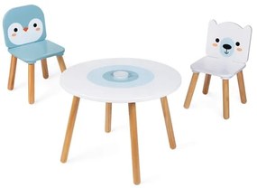 Janod - Drevený stolík so stoličkami