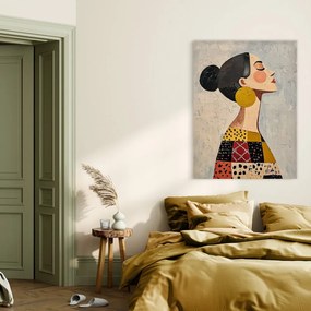 Obraz s ručne maľovanými prvkami 70x100 cm Mae – Styler