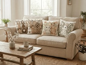 Ľanová obliečka na vankúš HOPELLE 45x45 cm, farebná