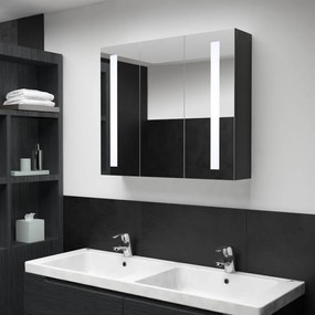 LED kúpeľňová zrkadlová skrinka 89x14x62 cm