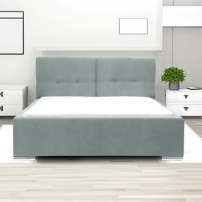 Čalúnená posteľ s úložným priestorom FELIX 160 x 200 cm Mäta