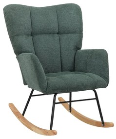 Zelené hojdacie kreslo Elza – Støraa