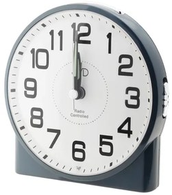 Rádiom riadený budík JVD RB22.3 – tmavomodrý, 12 cm