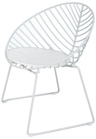 Súprava 2 bielych záhradných stoličiek Bonami Selection Coco