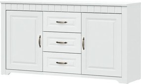 Široká komoda Atik, biela
