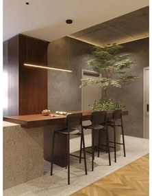 MAXLIGHT P0310 - LED Luster na lanku TRIO LED/12W/230V čierna