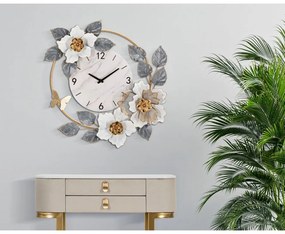 Nástenné hodiny ø 64 cm Flowers – Mauro Ferretti