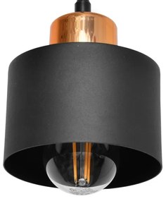 Luster na lanku EDISON 2xE27/15W/230V