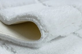 Sada kúpeľňových koberčekov SUPREME LINES línie, biela