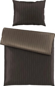 XXXLutz OBOJSTRANNÁ POSTEĽNÁ BIELIZEŇ, satén, hnedá, 140/200 cm Dieter Knoll - Obliečky & plachty - 004378023601