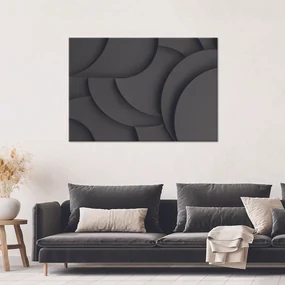 Gario Obraz na plátne Tmavá textúra 3D Rozmery: 120 x 80 cm