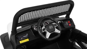 Ramiz Mercedes Benz Unimog elektrické autíčko pre deti biele