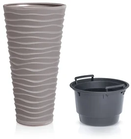 Plastový kvetináč DPSA300 29,6 cm - mocca
