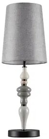 LED šedo-hnedá stolná lampa Damo