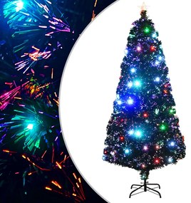 Umelý vianočný stromček, podstavec a LED 180 cm, optické vlákno 284302