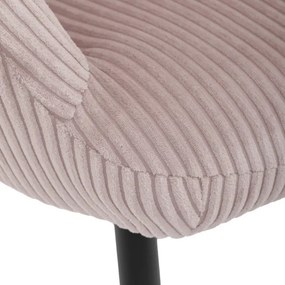 Kreslo ružové s podnožkou AK-L7285 PINK6