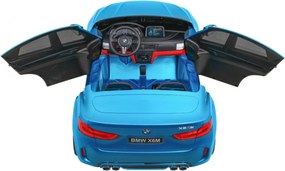 Ramiz SUV BMW X6M XXL pre 2 deti Modrá farba + diaľkové ovládanie