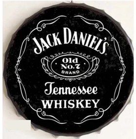 Ceduľa vrchnák Jack Daniels - Jennessee Whiskey