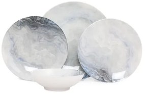 Jedálna súprava 24 ks hnedá/porcelán