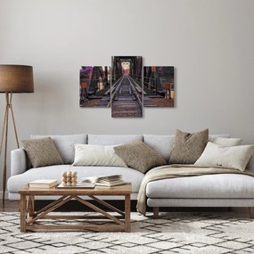 Obraz železničného mosta (90x60 cm)