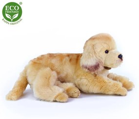 Plyšový pes zlatý retriever ležiace 32 cm ECO-FRIENDLY