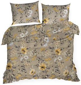 RENFORCÉ OBLIEČKY EMY 200X220 CM, 2 KS 70X80 CM KVETY