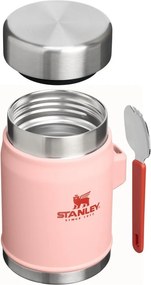 Broskyňová termoska na jedlo z nehrdzavejúcej ocele 400 ml Legendary Food Jar + Spork Peach Rose – Stanley