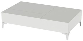 Dizajnový konferenčný stolík Achelle 121 cm biely