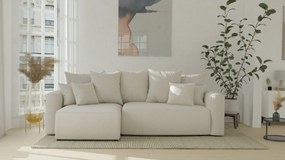 Rohová sedačka Denia (L) (béžová). Akcia -20%. Vlastná spoľahlivá doprava až k Vám domov. 1120037