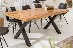 Jedálenský stôl Iron Craft 160cm mango natural 70mm