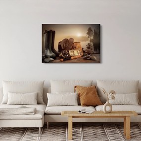 Obraz - Rybárske zátišie (90x60 cm)