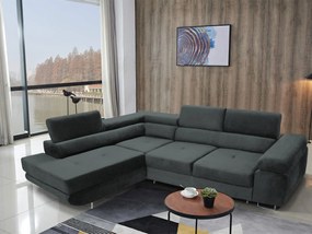 Rohová sedacia súprava Ascend L (sivá) (L). Akcia -20%. Vlastná spoľahlivá doprava až k Vám domov. 1061857
