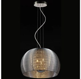 Searchlight 20019 - Luster na lanku 3xE14/40W/230V pr. 35 cm dymová