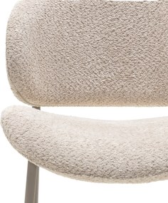 Jedálenská stolička Safira boucle béžová
