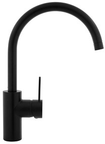 Livarno home Kuchynská batéria (okrúhly tvar, čierna)  (100387686)