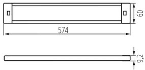 Kanlux 38120 - LED Stmievateľné osvetlenie nábytku so senzorom DAXA LED/9W/24V