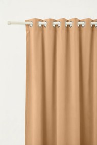 Velúrový záves SOFT VELVET horčicový na riasiacu pásku 140x270 cm