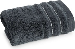 Dekorstudio Luxusný uterák LUNARI zdobený lesklou niťou v oceľovosivej farbe Rozmer uteráku: 30x50cm