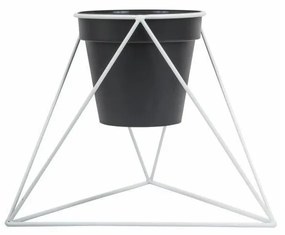 Stojan na kvety Mell 40 cm biely