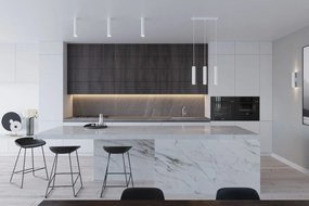 Závesné svietidlo Lagos, 2x biele kovové tienidlo, o