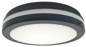 LED stropné svietidlo s pohybovým senzorom LED/20W/230V 3000/4000/6500K IP54 antracit