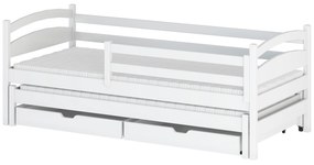 Detská posteľ 80 x 180 cm Tiana (s roštom a úl. priestorom) (biela). Vlastná spoľahlivá doprava až k Vám domov. 1012993